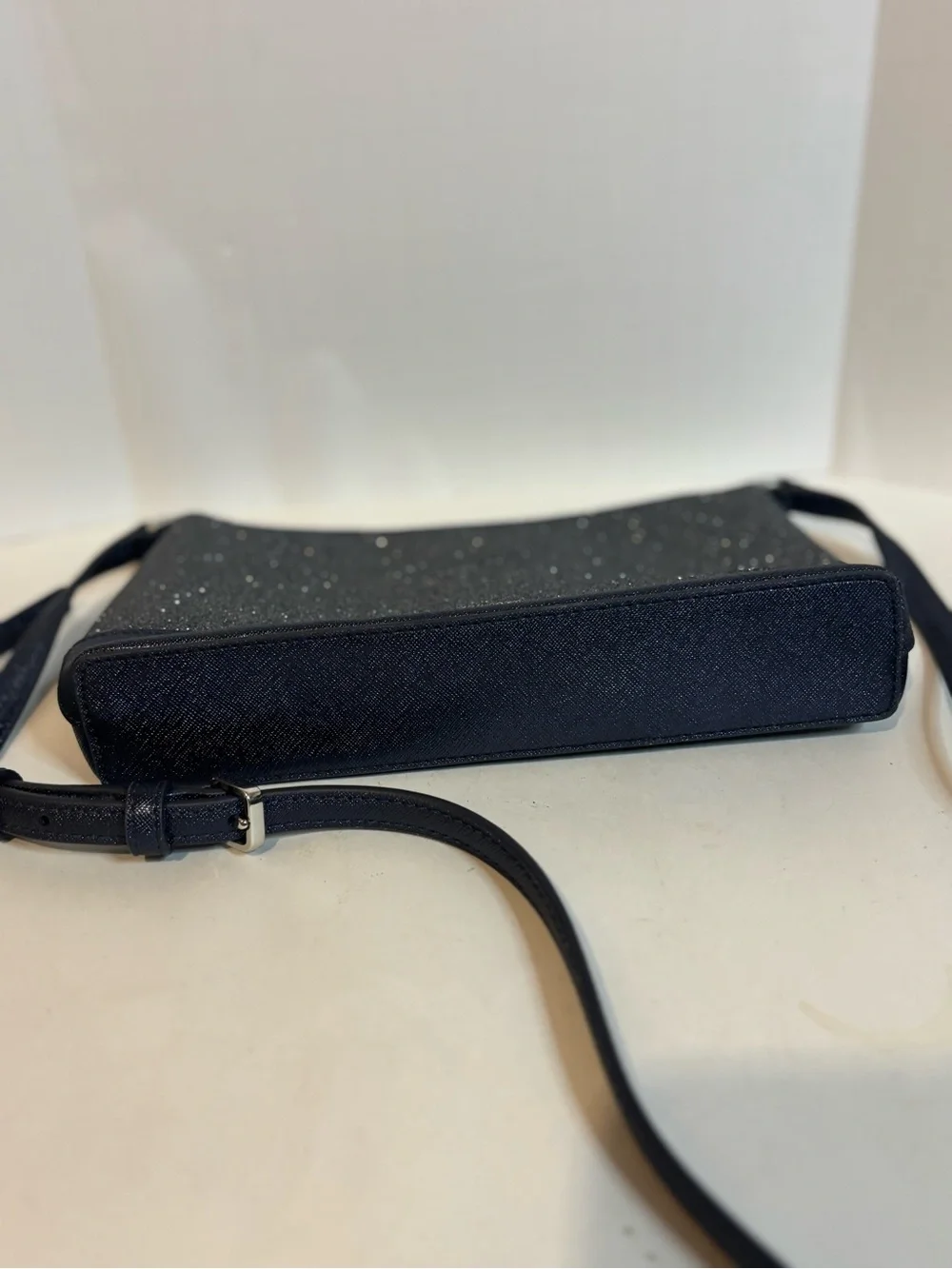 kate spade Navy Glitter and Leather Crossbody